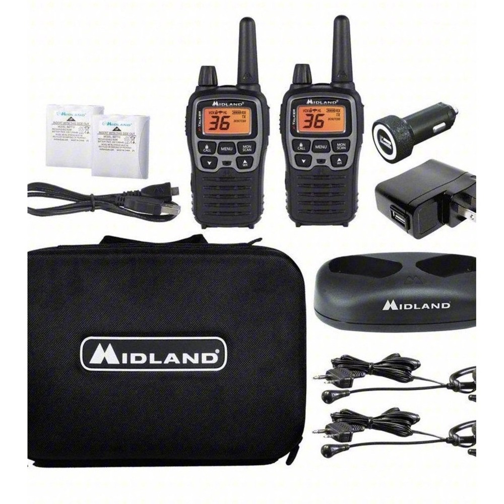 Midland‎ X-Talker Two -Way Radios Dual Pack- Black
